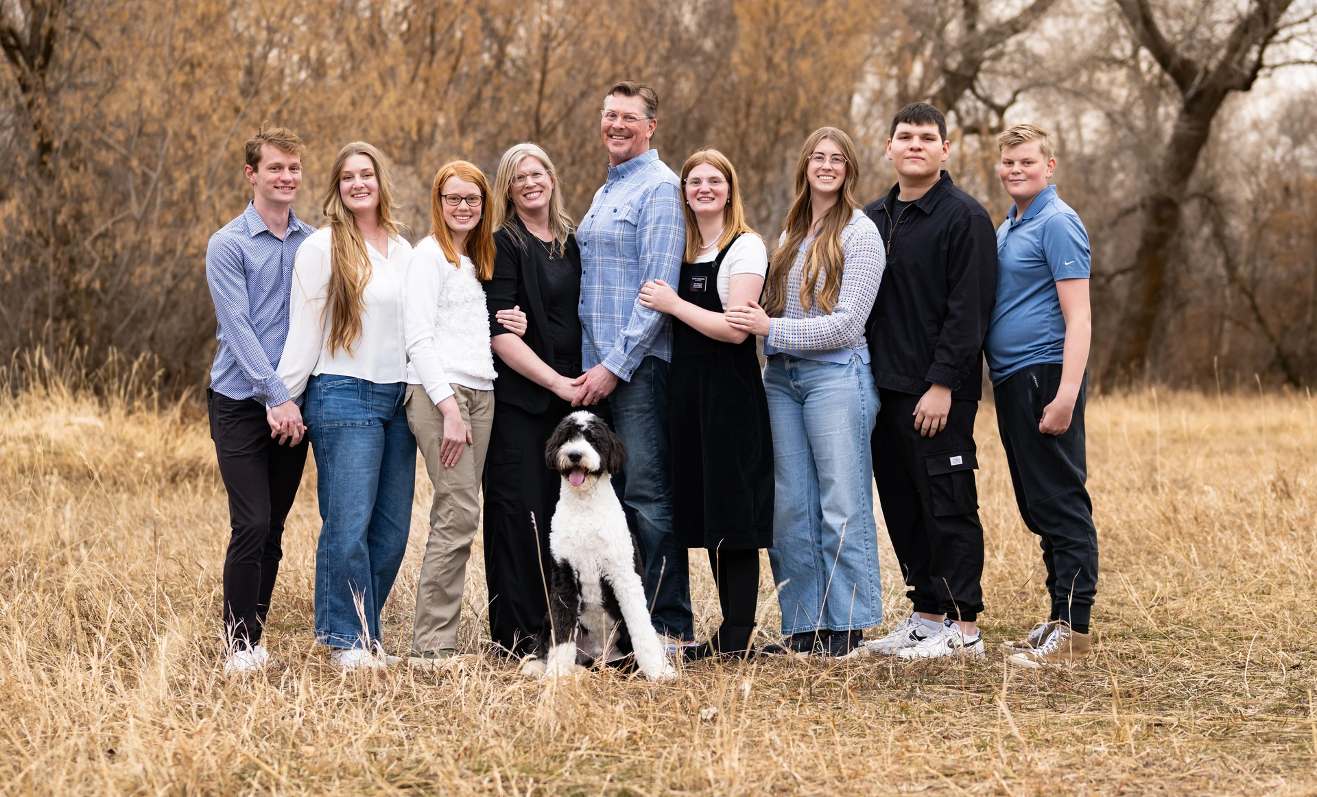 Dr. Darren Chamberlain with his family
